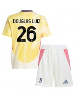 Juventus Douglas Luiz #26 Venkovní dres pro děti 2024-25 Krátký Rukáv (+ trenýrky)